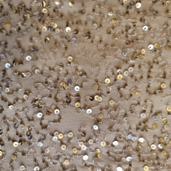 Aidan Mattox Cutout Beaded Silk Dress, 14, Used - Picture 14 of 15